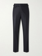 J. Mueser - Waverly Straight-Leg Virgin Wool Suit Trousers - Blue