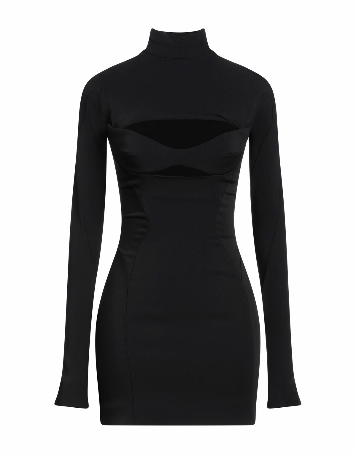 Mugler Womens Mini dress in Black