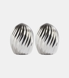 L'Objet Ripple Spice Jewels salt and pepper shakers