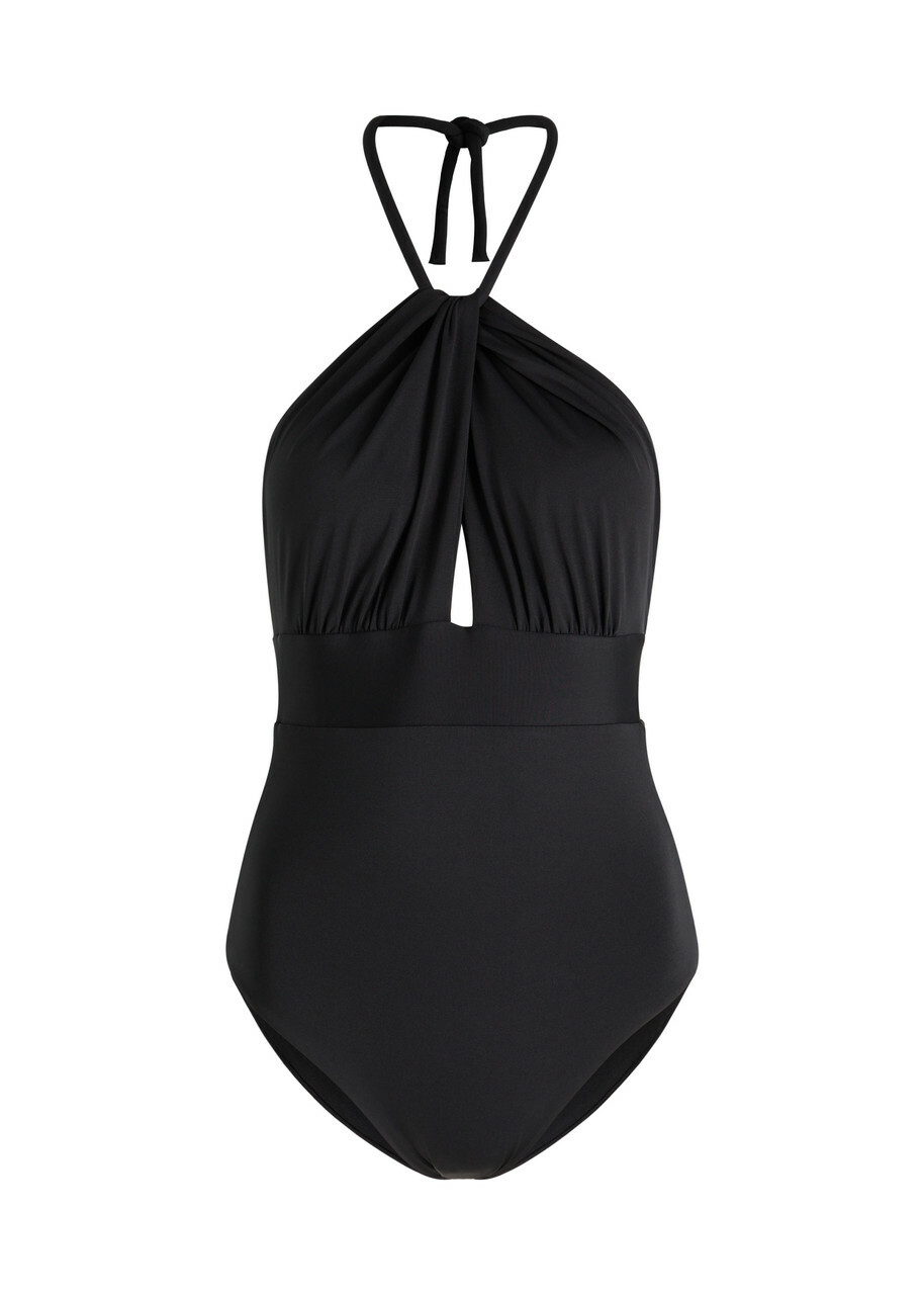 【送料&関税込】Max Mara V-neck One-piece Swimsuit MAX MARA Cristel Jersey V Neck One Piece Swimsuit Max Mara