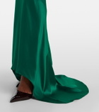 Tom Ford Asymmetric silk satin maxi skirt