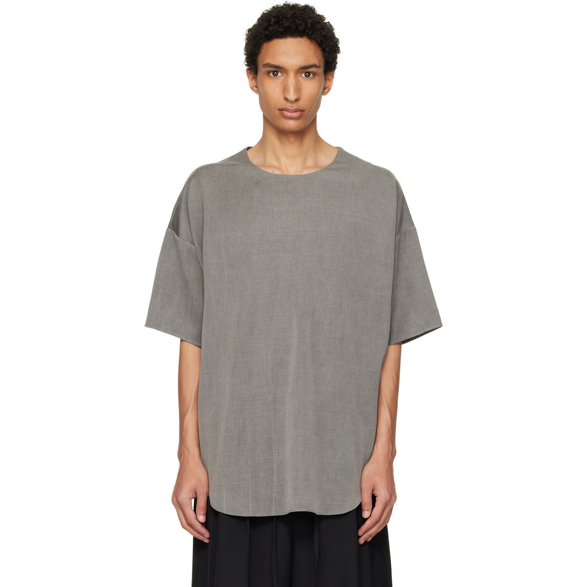 Fear of God Gray Relaxed S/S T-shirt