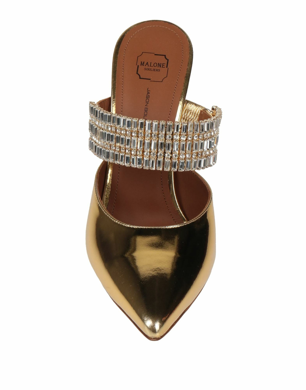 Malone Souliers Womens Mules & Clogs in Gold