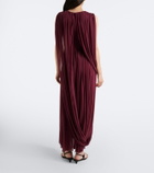 Fforme Kahlo draped jersey maxi dress