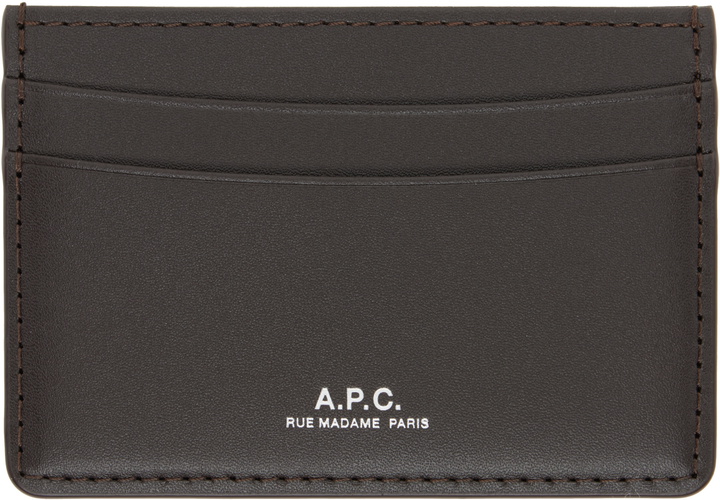 Photo: A.P.C. Brown André Card Holder