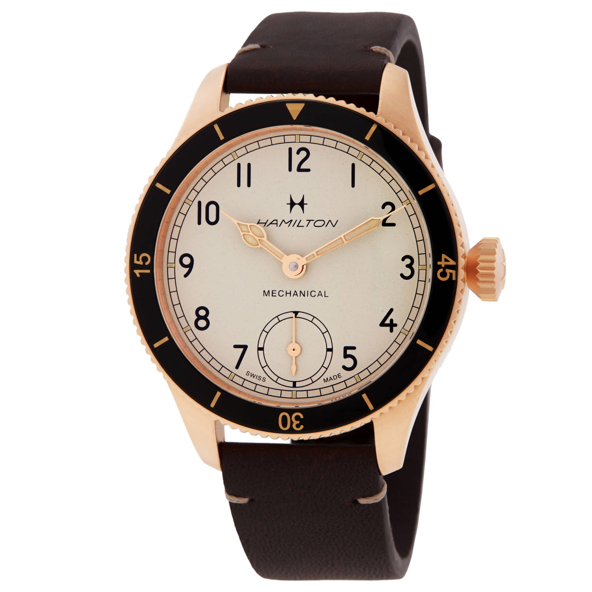 Hamilton Pioneer Hand Wind Eggshell-white Dial Mens Watch H76709510