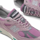 New Balance 991v2 Sneaker in Polignac/Toadstool/Silver