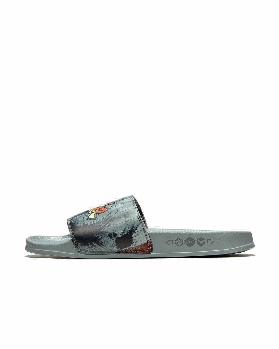 Photo: Reebok Reebok Classic Slide Grey - Mens - Sandals & Slides