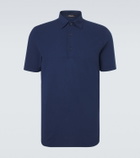 Loro Piana Brenna cotton piqué polo shirt