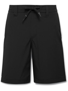NN07 - Terry Seersucker Drawstring Shorts - Black