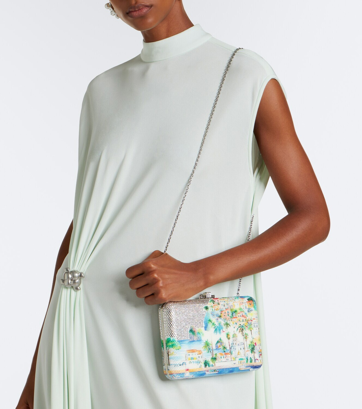 Judith Leiber Couture Slim Slide Costa embellished clutch