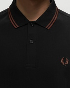 Fred Perry Twin Tipped Fred Perry Shirt Black - Mens - Polos