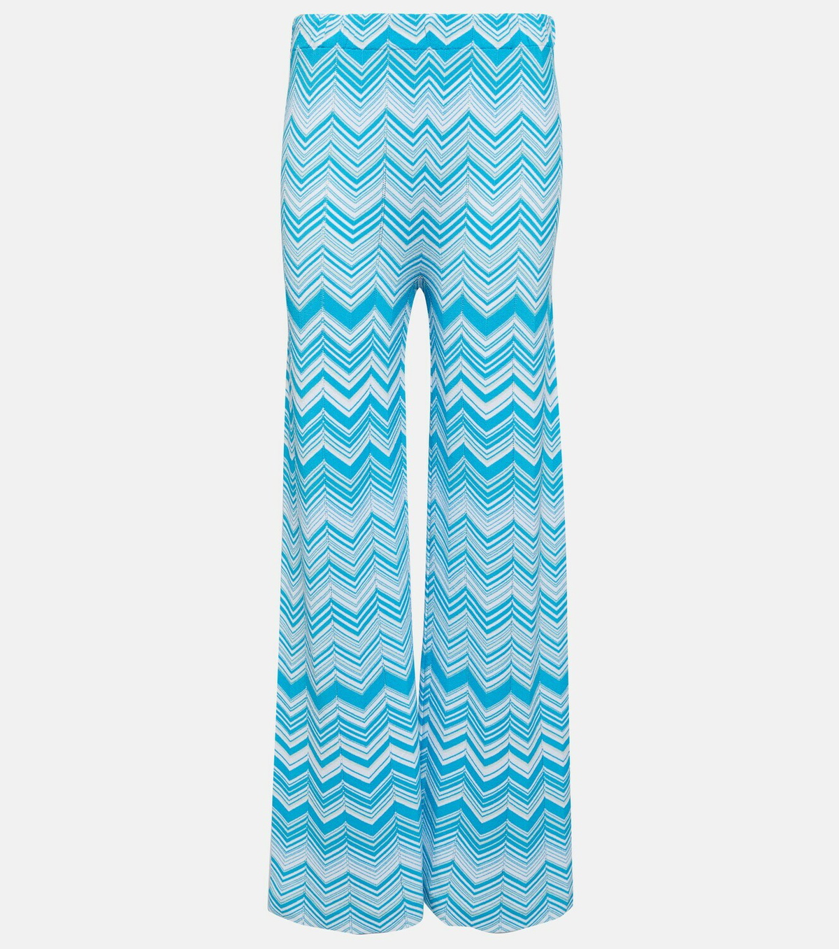 Missoni Zig-zag knit high-rise pants Missoni