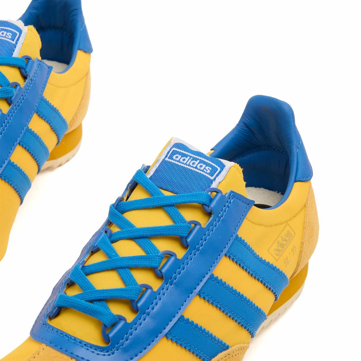 Adidas SL 72 PT sneaker in Bold Gold/Bright Royal/Team Royal Blue