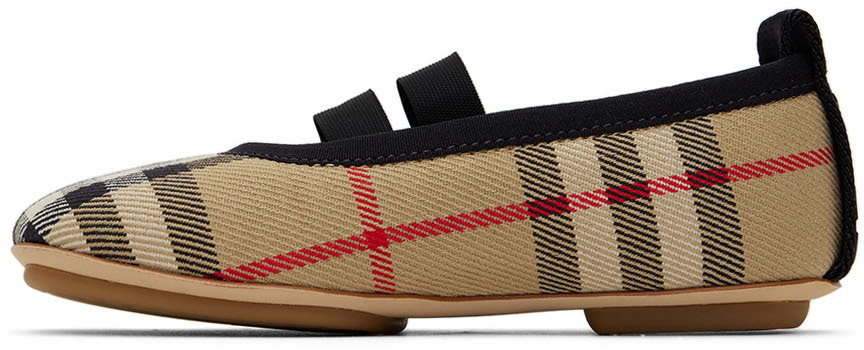 Burberry Baby Beige Vintage Check Ballerina Flats Burberry