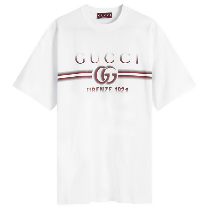 Photo: Gucci Men's Interlocking Logo T-Shirt in White