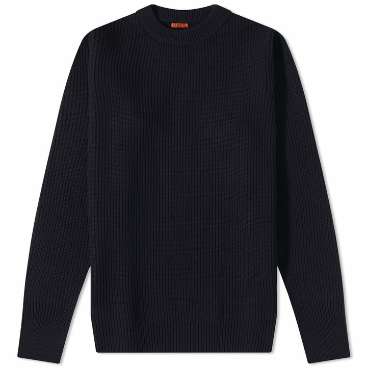 Photo: Barena Men's Crew Knit in Navy