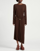 Jijil Womens Midi dress in Brown