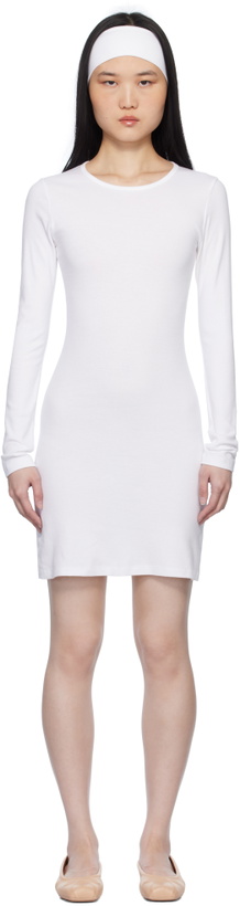 Photo: Gil Rodriguez White Long Sleeve Bellevue Minidress