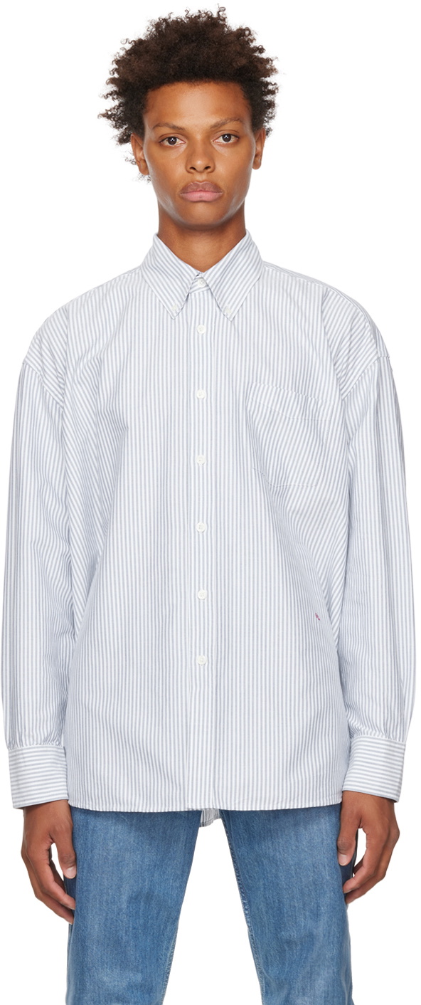 Our Legacy Blue Borrowed BD Shirt Our Legacy