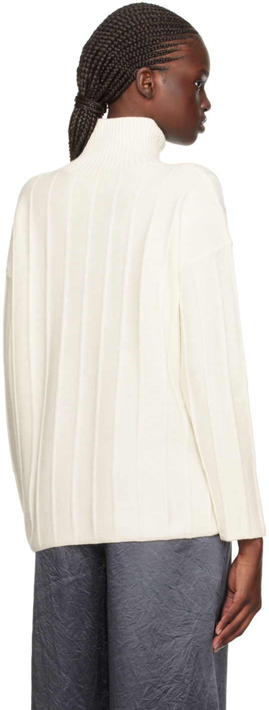 Max Mara Leisure White Beira Turtleneck