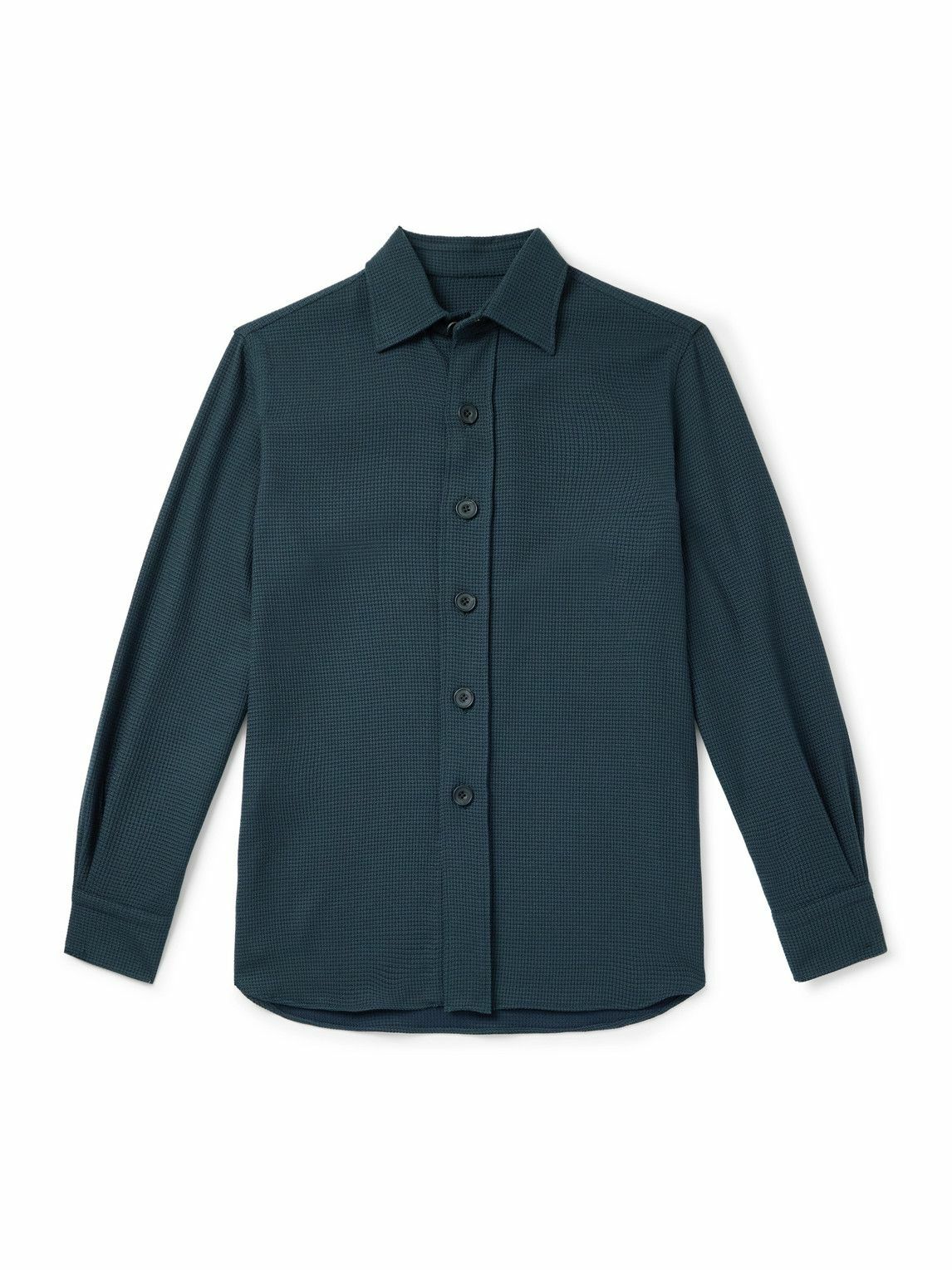 Rubinacci - Blanket Wool Shirt - Blue