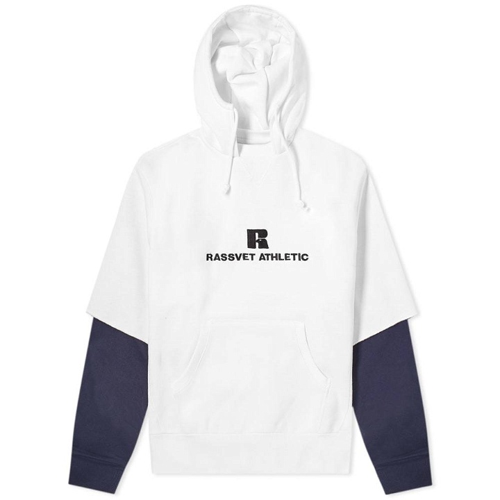 Photo: PACCBET x Russell Athletic Hoody White