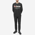 Alexander McQueen Men's Solarized Graffiti Logo T-Shirt in Black