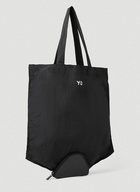 Y-3 - Packable Tote Bag in Black