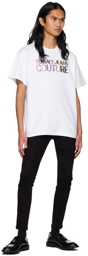 Versace Jeans Couture White Printed T-Shirt