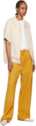 AIREI Off-White Raw Edge Shirt