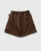 Nike Nike Solo Swoosh Fleece Shorts Brown Sport & Team Shorts