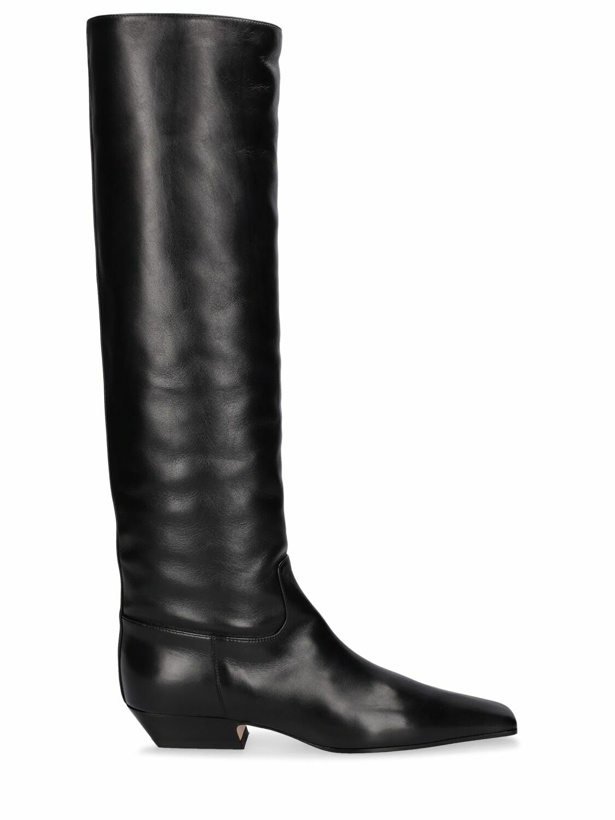 Photo: KHAITE - 25mm Marfa Leather Boots