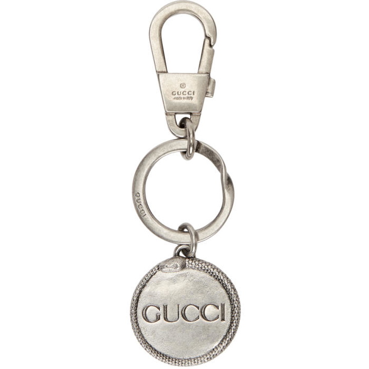Photo: Gucci Silver Poem Keychain 