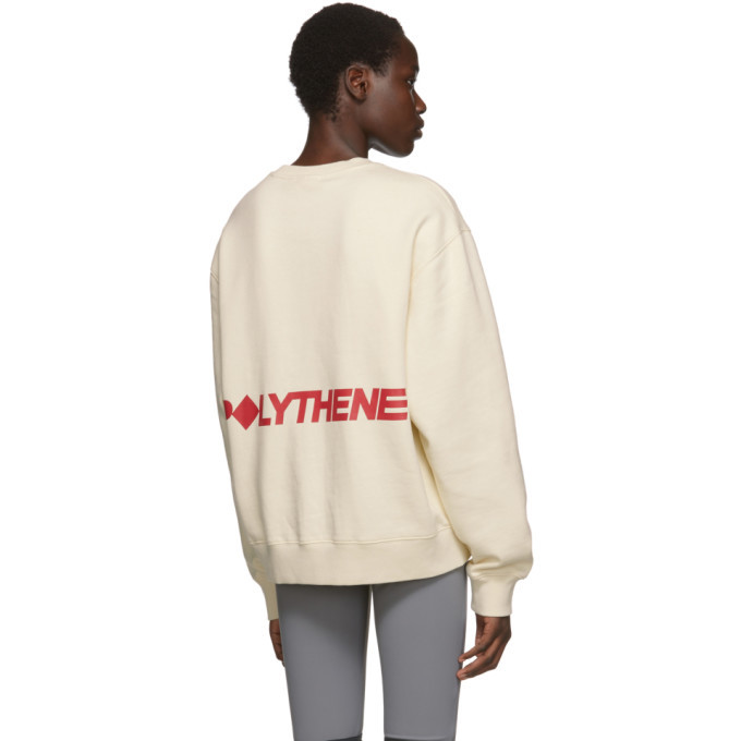 Polythene* Optics Off-White Vertical Sweatshirt
