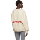 Polythene* Optics Off-White Vertical Sweatshirt