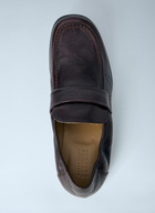 MM6 Maison Margiela Brushed Leather Loafers