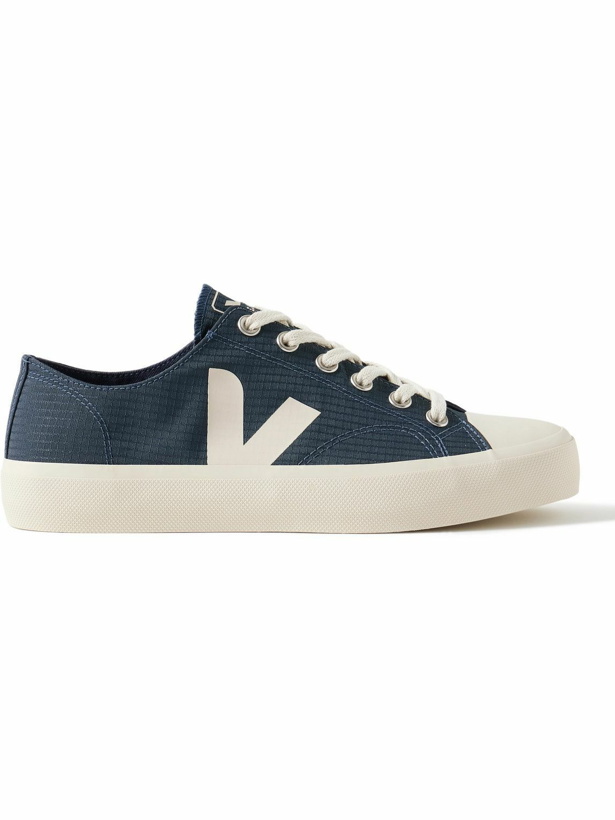 Photo: Veja - Wata II Logo-Print Recycled-Ripstop Sneakers - Blue