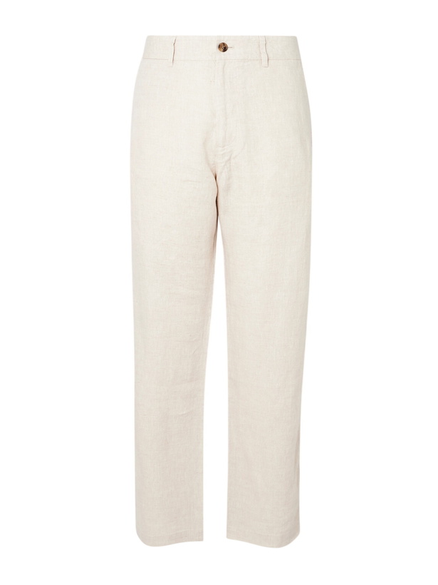 Photo: NN07 - Aden 1454 Straight-Leg Linen Suit Trousers - Neutrals