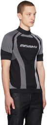 MISBHV Black & White Active Turtleneck