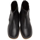 Loewe Black Ribbed Chelsea Boots