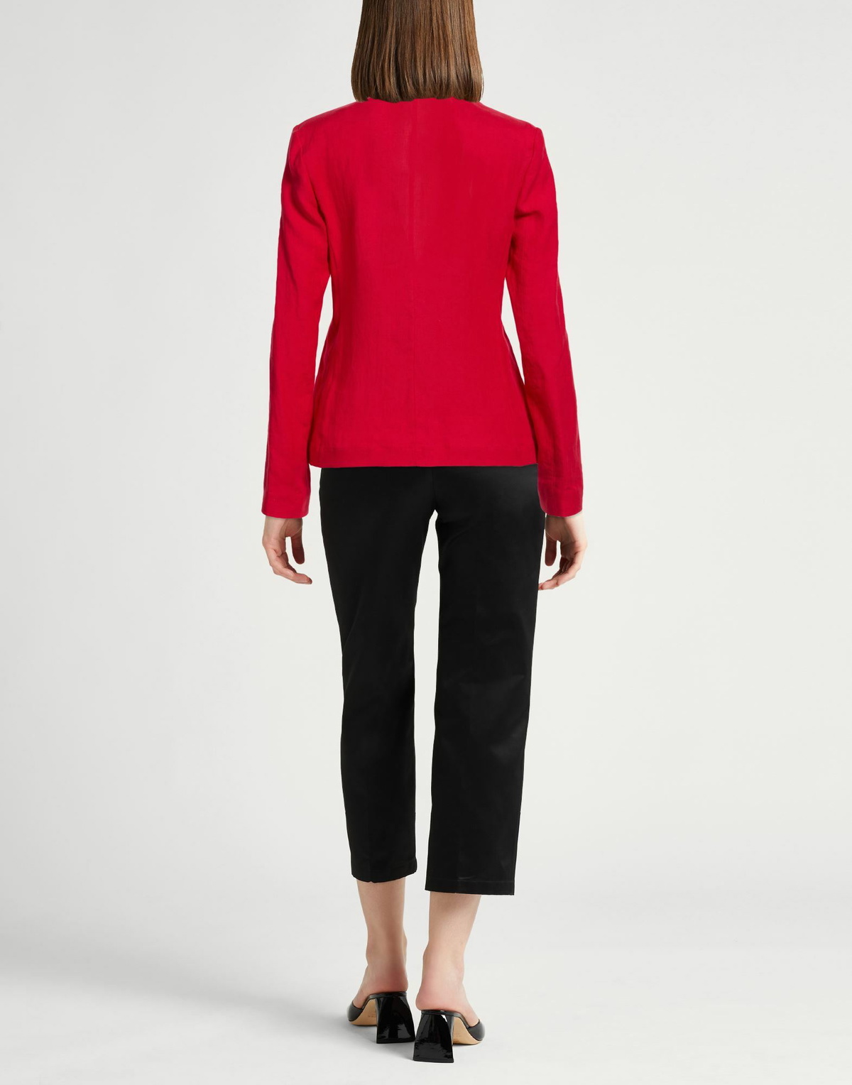 Malo Womens Blazer in Red