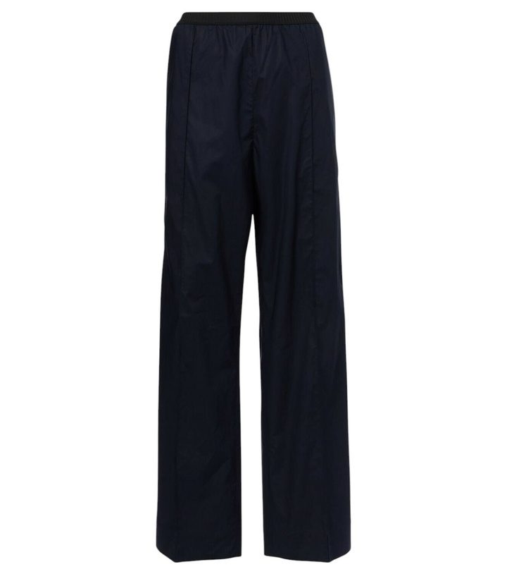 Photo: Plan C High-rise cotton straight pants