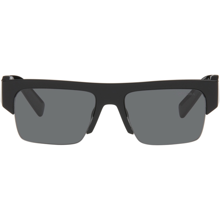 Photo: Prada Eyewear Black Square Sunglasses