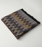 Missoni Chen zigzag jacquard throw