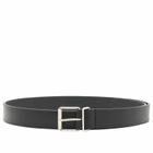 Anderson's Men's Andersons Narrow Leather Belt in Black