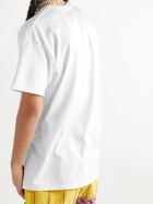 PARADISE - Big Apple Printed Cotton-Jersey T-shirt - White