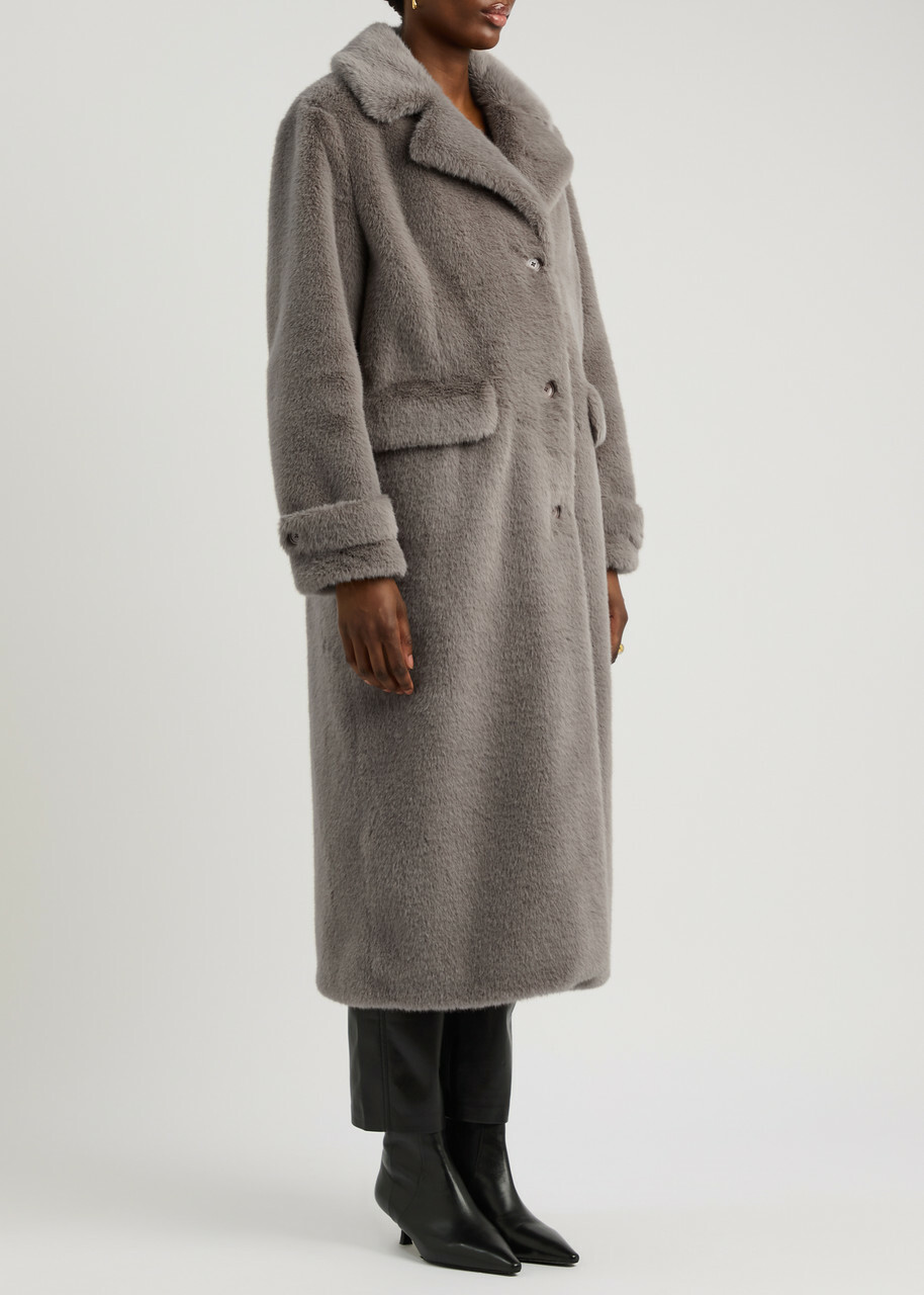 Herno Faux fur Coat Grey Herno