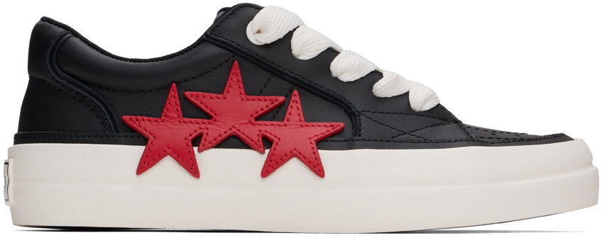 AMIRI Black & Red Sunset Skate Low Sneakers Amiri