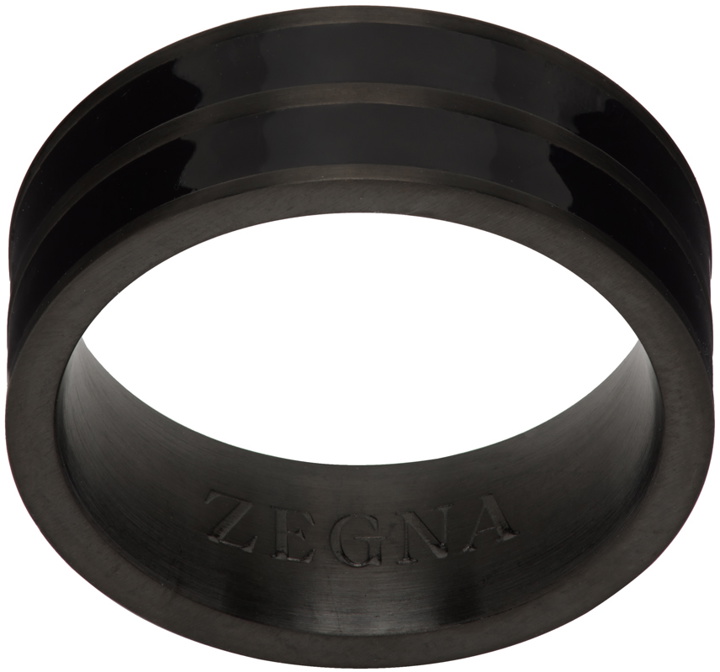 Photo: ZEGNA Black Band Ring